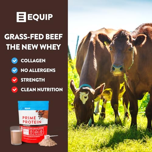 Equip Foods Prime Protein - Grass Fed Beef Protein Powder Isolate - Paleo and Keto - AB Mystery