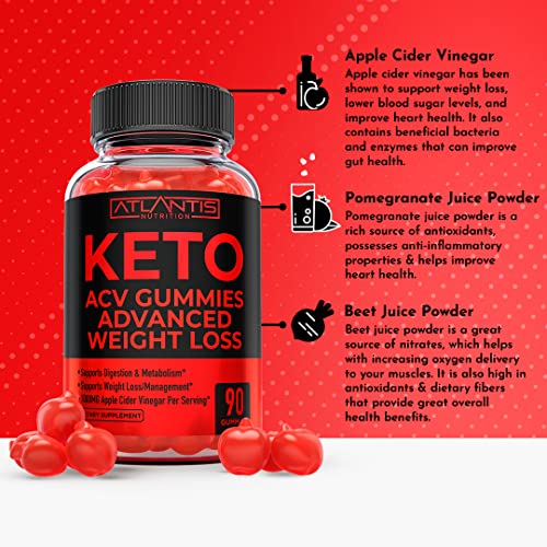 Keto ACV Gummies for Weight Loss - Supports Digestion, Advanced Weight Loss, Detox - AB Mystery