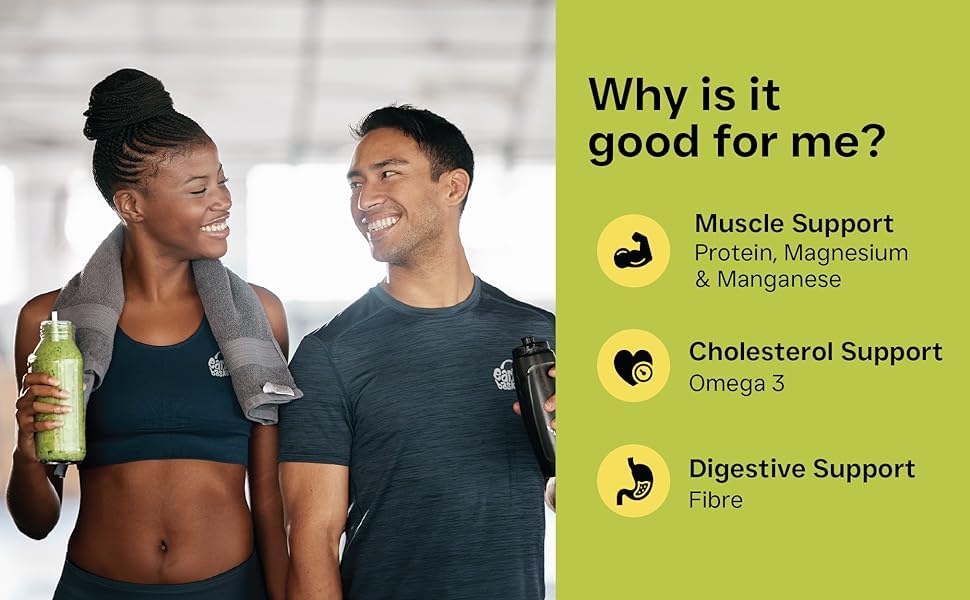 Earths Basket Organic Hemp Protein Powder,280g Natural, Unflavoured, Vegan, Gluten Free EARTHS BASKET