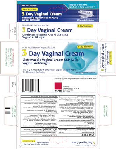 Clotrimazole 3 -Day Vaginal Cream - 0.74 Oz (Pack of 2) - AB Mystery