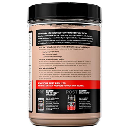 Whey Protein Isolate Six Star 100% Whey Isolate Protein Powder Whey Protein Powder - AB Mystery
