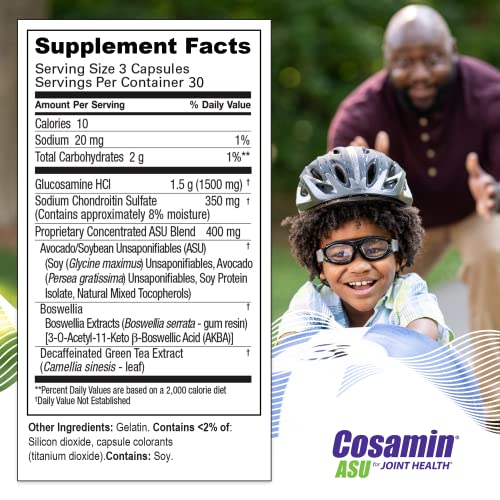 Cosamin ASU Joint Health Supplement – Advanced, Faster-Acting Formula, 90 Capsules - AB Mystery