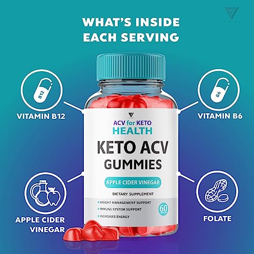 (2 Pack) ACV for Keto Health Gummies, ACV Keto Health ACV Advanced Weight Loss Gummies