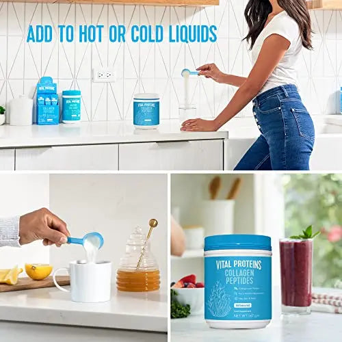 Collagen Supplements, Vital Proteins Hydrolyzed Collagen Peptides Powder (Type I, III) - AB Mystery