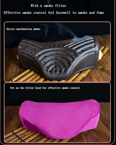 LANYANZI Purple moxibustion Pillow Cervical Vertebra Pillow moxibustion Waist moxibustion Box - AB Mystery