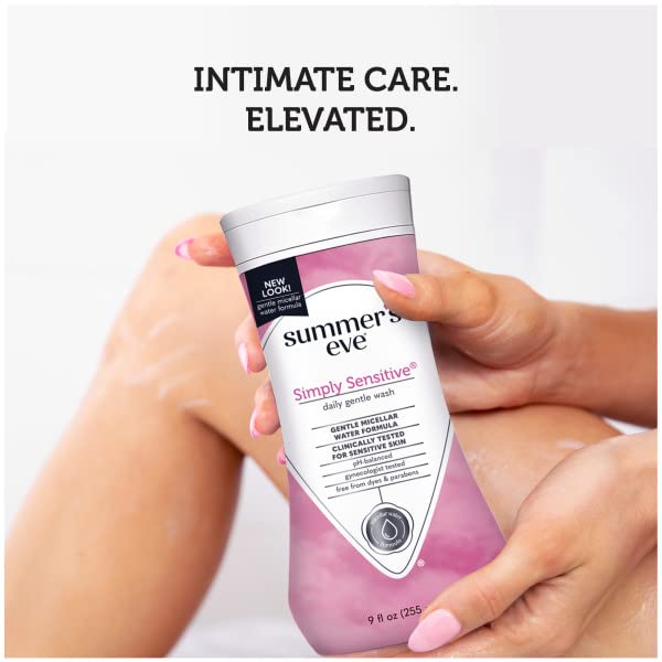 Summer's Eve Cleansing Wash, Simply Sensitive, 9 Fl Oz (Pack of 3) - AB Mystery