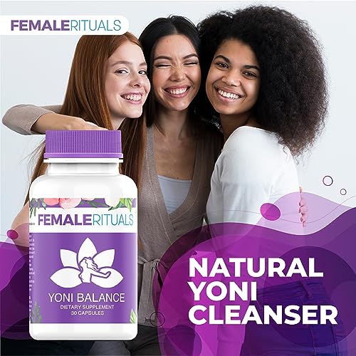 FEMALE RITUALS Yoni Balance Vaginal Tightening Pills 30 Pack - Vaginal Rejuvenation & Vagina Moisturizer - AB Mystery