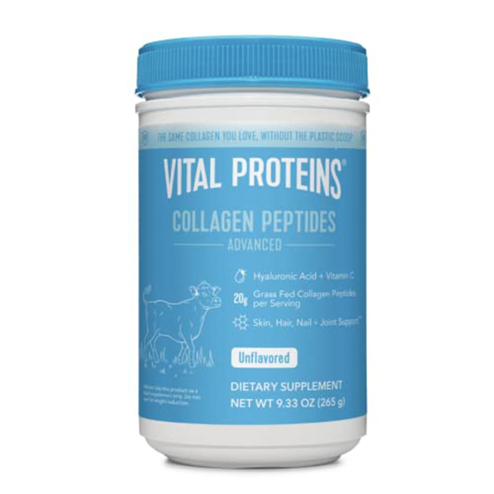 Vital Proteins Collagen Peptides Powder, 9.33 oz Unflavored + 14 oz Unsweetened Plant - AB Mystery