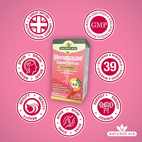 Natures Aid Menopause Support Formula 30caps - AB Mystery