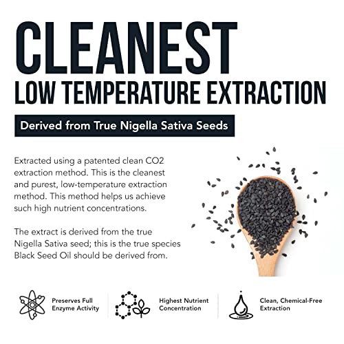 20% Thymoquinone Black Seed Oil Extract Capsules - TQ-Advanced 4X®: Highest - AB Mystery