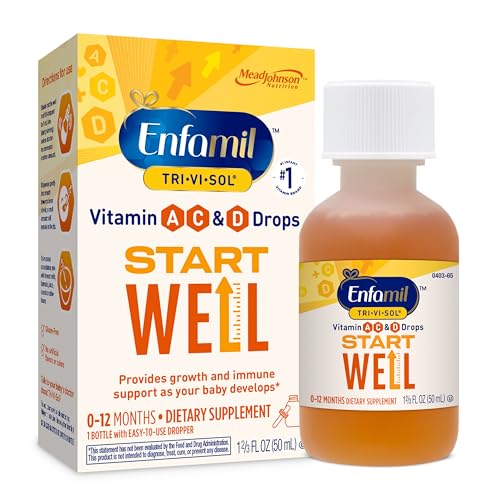 Enfamil Prenatals & Baby Vitamins Tri-Vi-Sol Vitamin A, C & D Multi-Vitamin Drops