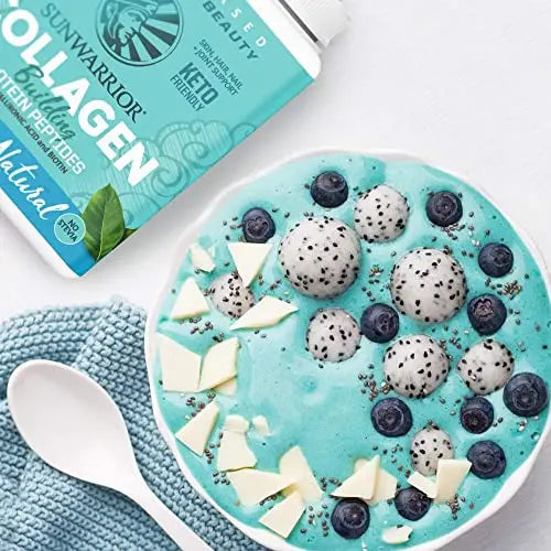 Sunwarrior Collagen Building Protein Peptides, Natural, 500 g - AB Mystery