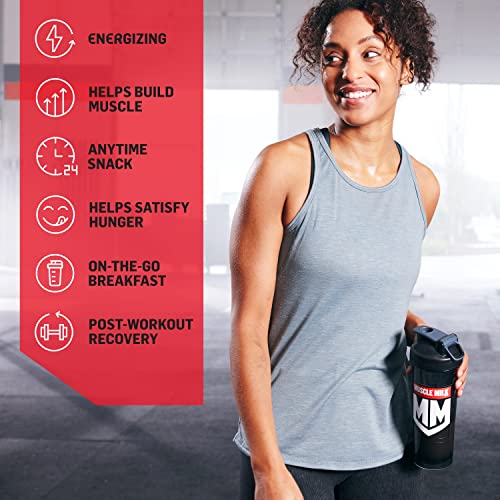 Muscle Milk Genuine Protein Powder, Vanilla Creme, 32g Protein, 5 Pound, 32 Servings - AB Mystery