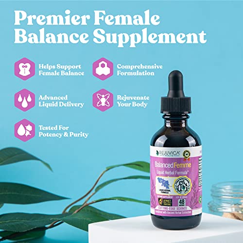 Balanced Femme Natural PMS and Menopause Support for Hot Flashes - AB Mystery