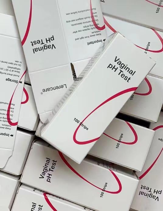 Vaginal pH Test -100 Strips BV Test Kit at Home for Women Feminine pH Test, Value Pack Monitor - AB Mystery