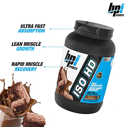 BPI Sports Iso Hd – 100% Whey Protein isolates – Muscle Growth, Recovery, Weight Loss, - AB Mystery