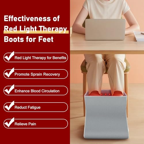 Red Light Therapy for Foot - Red Light Therapy Wrap, Near Infrared Red Light Therapy Device - AB Mystery