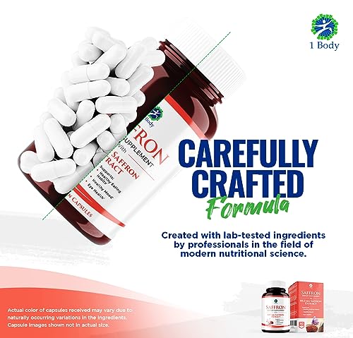 1 Body Saffron Extract 8825 – Antioxidant & Mood Support Saffron Supplement - AB Mystery