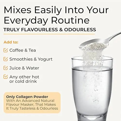 Marine Collagen Powder for Women - Marine Collagen with Hyaluronic Acid, Vitamin C Inspiriko