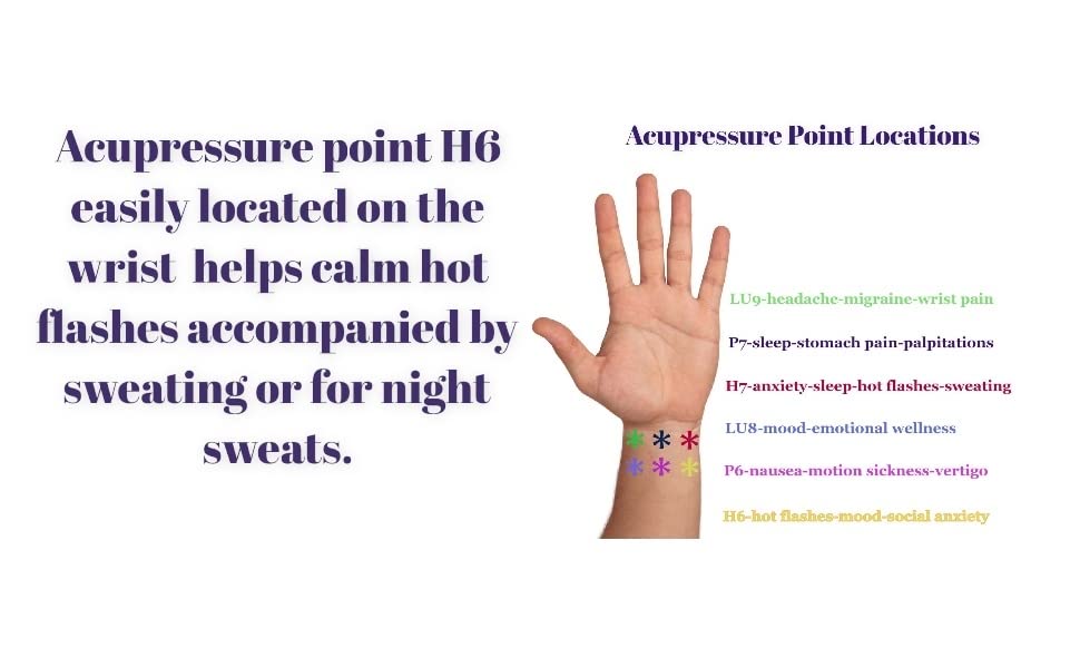 AcuBalance Hot Flashes Menopause Relief Bracelet-Calming Acupressure Band-Natural Relief - AB Mystery