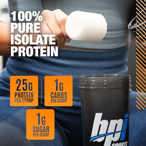 BPI Sports ISO HD Isolate Protein Vanilla Cookie, 76.8 oz - 69 Servings - AB Mystery