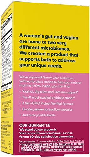 Renew Life Women’s Probiotic - Ultimate Flora Probiotic Women's Care, Shelf Stable - AB Mystery