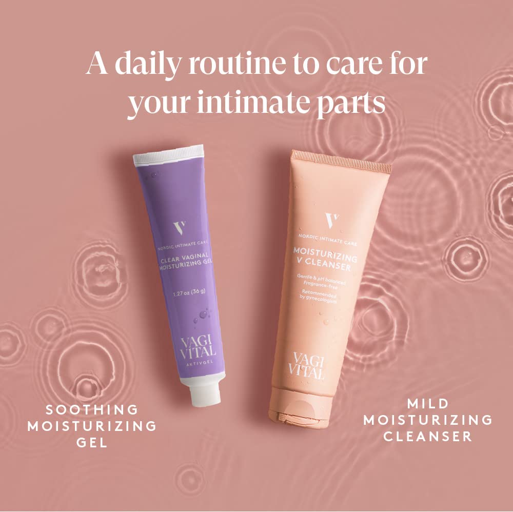 VagiVital V-Cleanser Moisturizing Daily Feminine Wash for Intimate Area, Soap-Free, Fragrance Free - AB Mystery