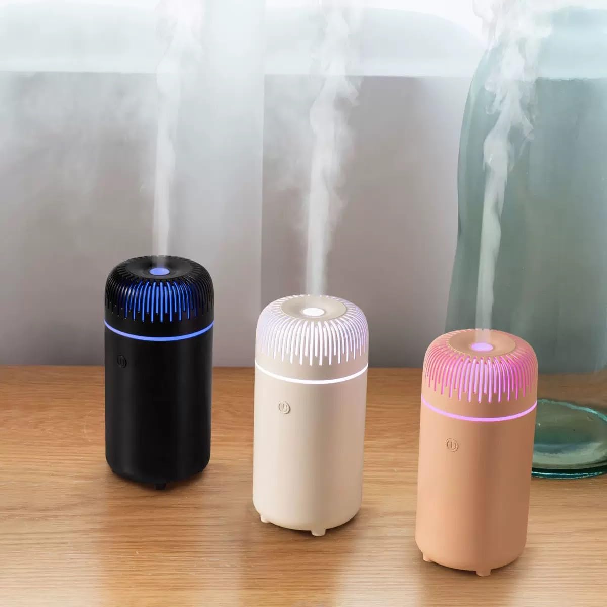 55tech in Car Aroma Diffuser Humidifier with LED Light Colors - Refresh and Relax While Driving USB - AB Mystery