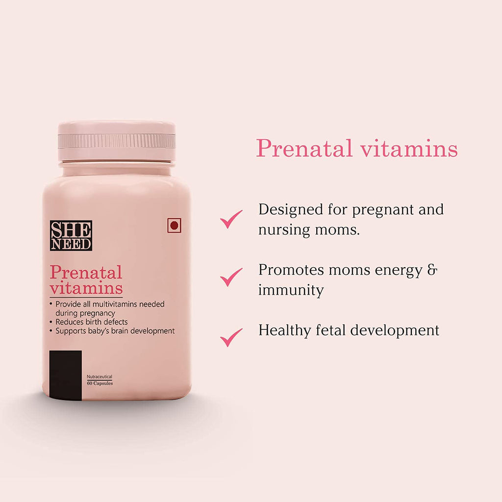 Vishopy Prenatal Supplement for Women- Multivitamin for Pregnancy with DHA- Reduces Birth Defects Vishopy