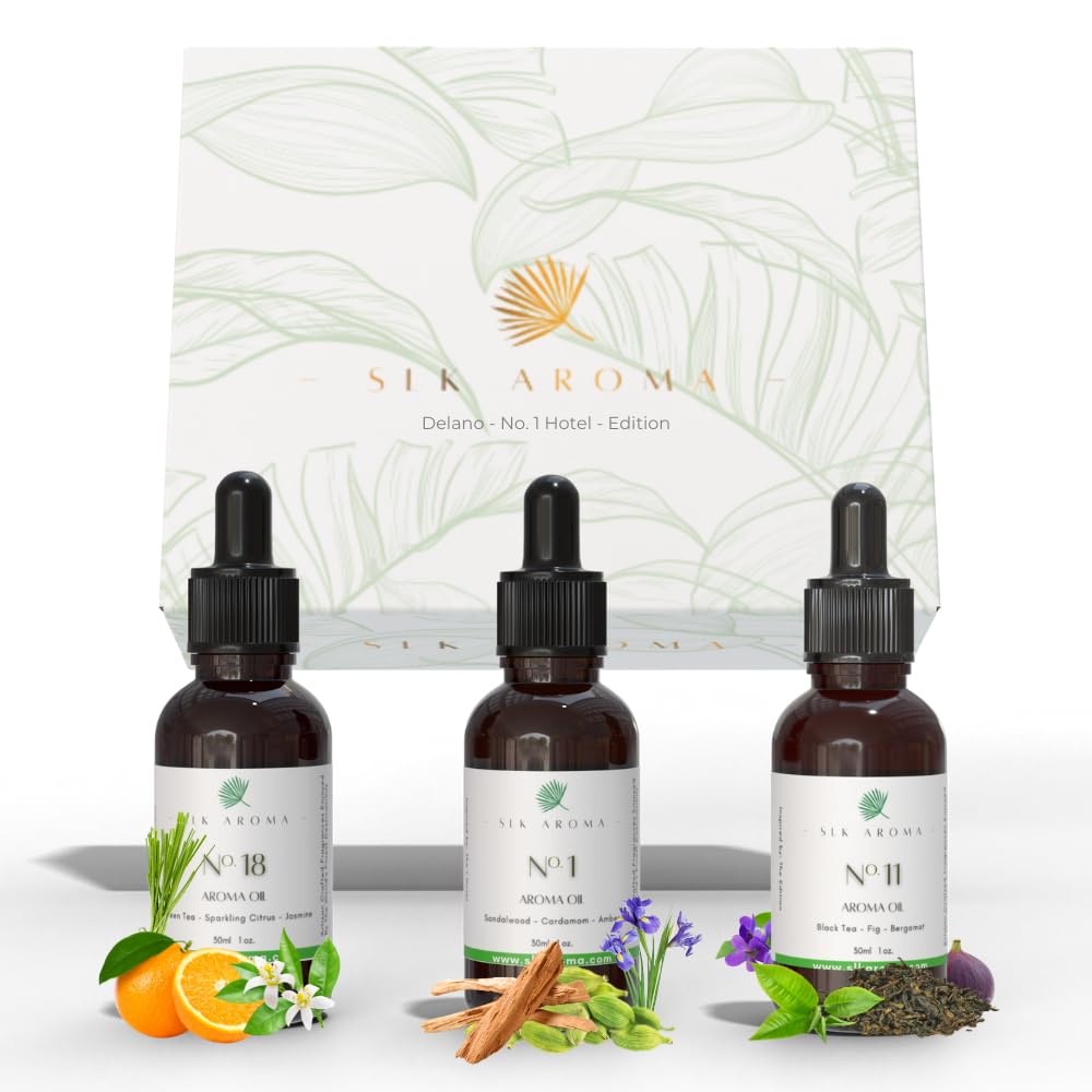 SLK Aroma, The SPA, Ultra Luxury Spa Scented Aroma Oil for Home Fragrance Diffusers - Waterless - AB Mystery