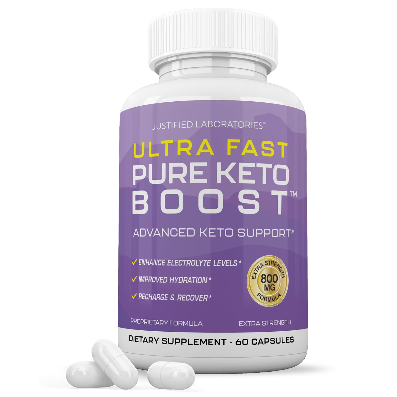 (5 Pack) Ultra Fast Pure Keto Boost Pills 1275MG New & Improved Formula Contains Apple - AB Mystery