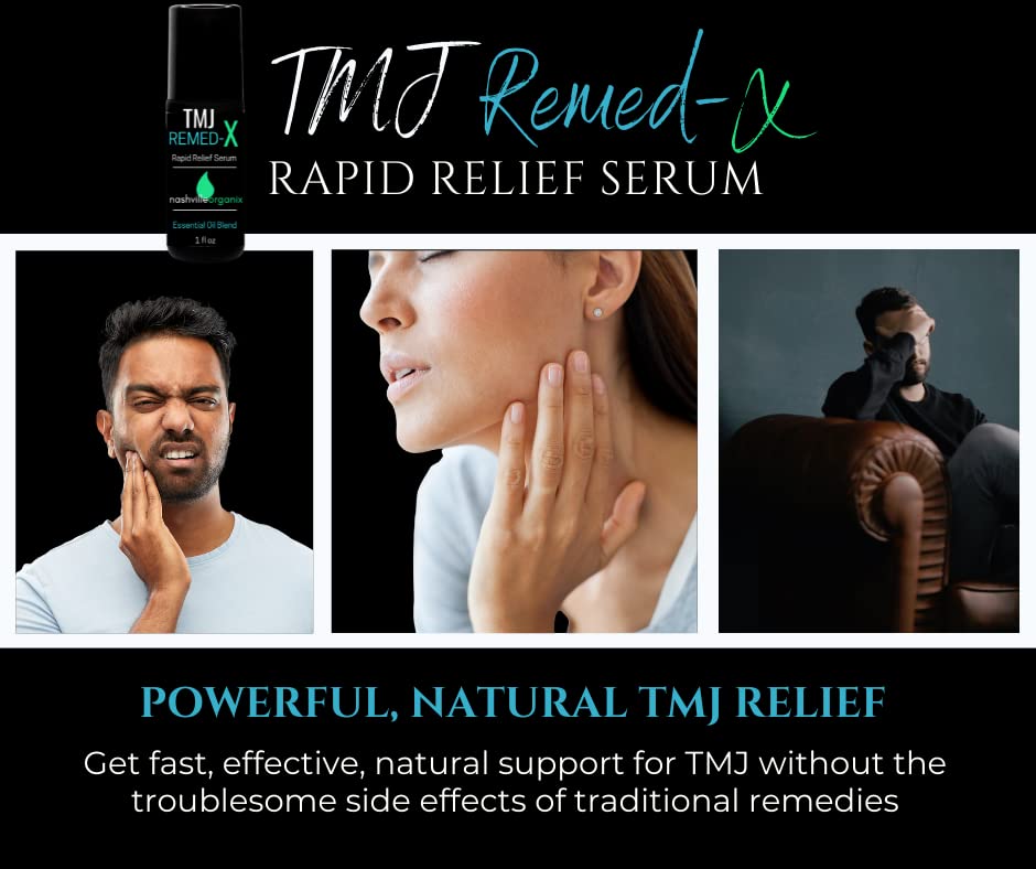 Dr. A's TMJ Remed-X Rapid Relief Serum | Deep Muscle & Jaw Tension Essential Oil Cream - AB Mystery
