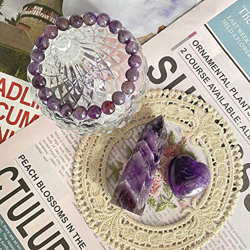 Goplemo Crystals and Healing Stones Gift Set, Amethyst Healing Crystals Set for Reiki Meditation - AB Mystery