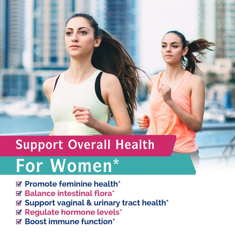 Innate Vitality Women’s Probiotics, 100 Billion CFUs 18 Strains, with Cranberry, Vitamin C - AB Mystery