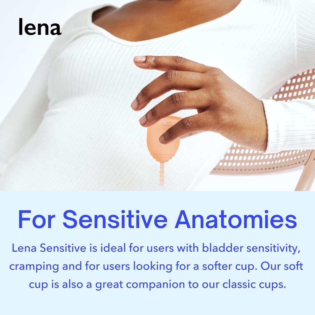 Lena Sensitive Menstrual Cup | Reusable Beginner Period Cup | Wear for 12 Hours - AB Mystery