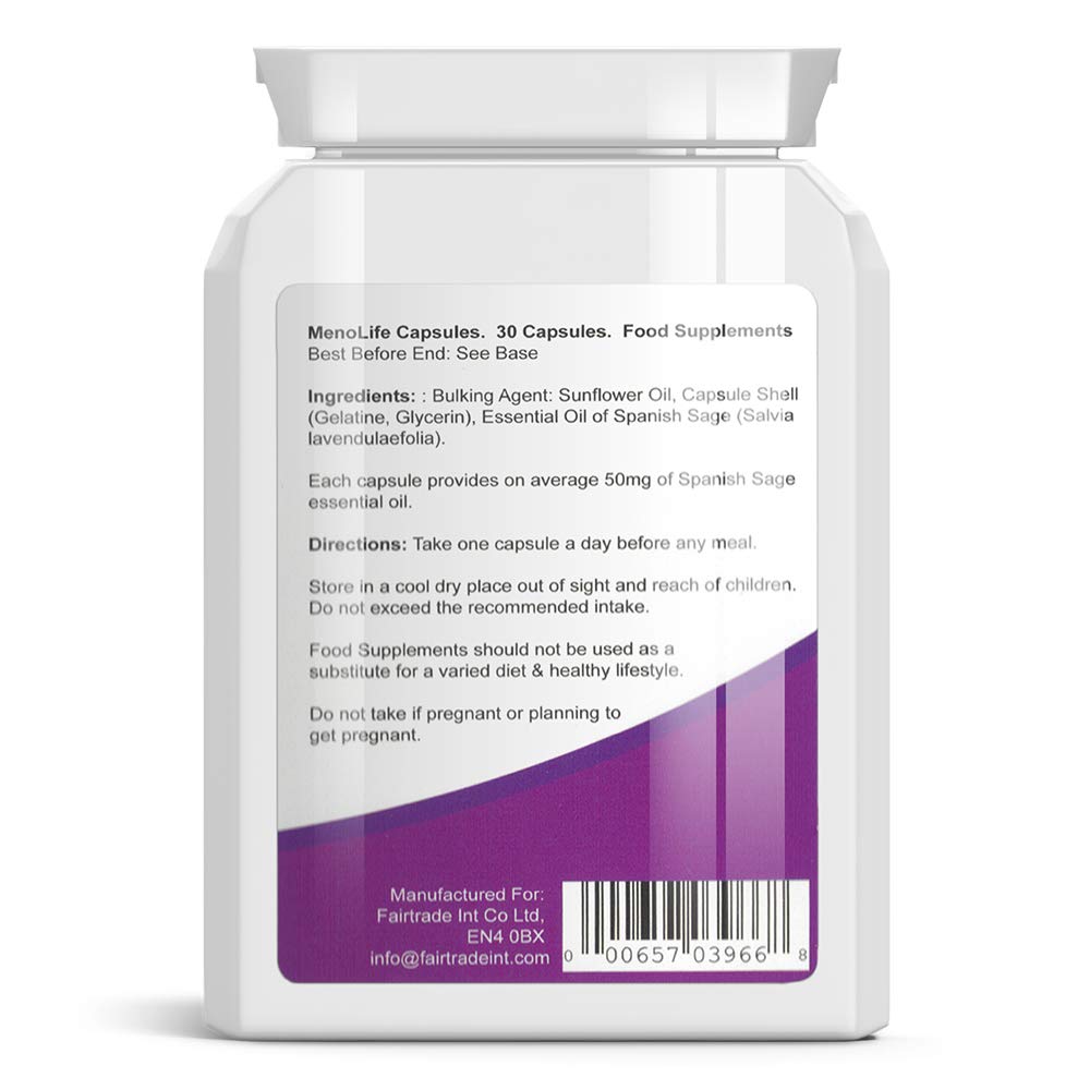 Menolife Natural Menopause Support for Women Reduce Hot Flushes Feel More Confident - AB Mystery