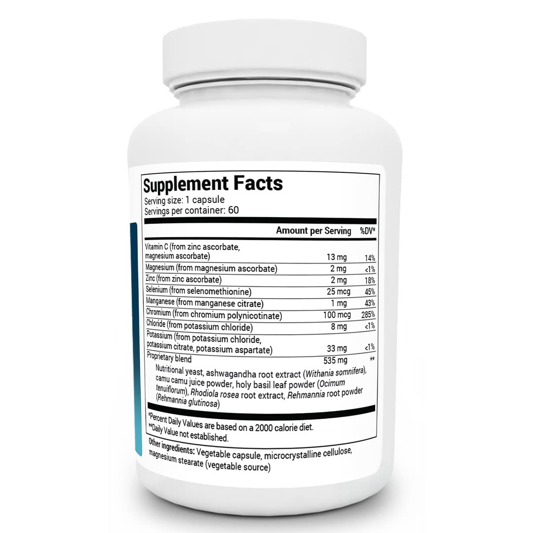 Dr. Berg Adrenal & Cortisol Supplement New Formula - Adrenal Supplement & Cortisol - AB Mystery