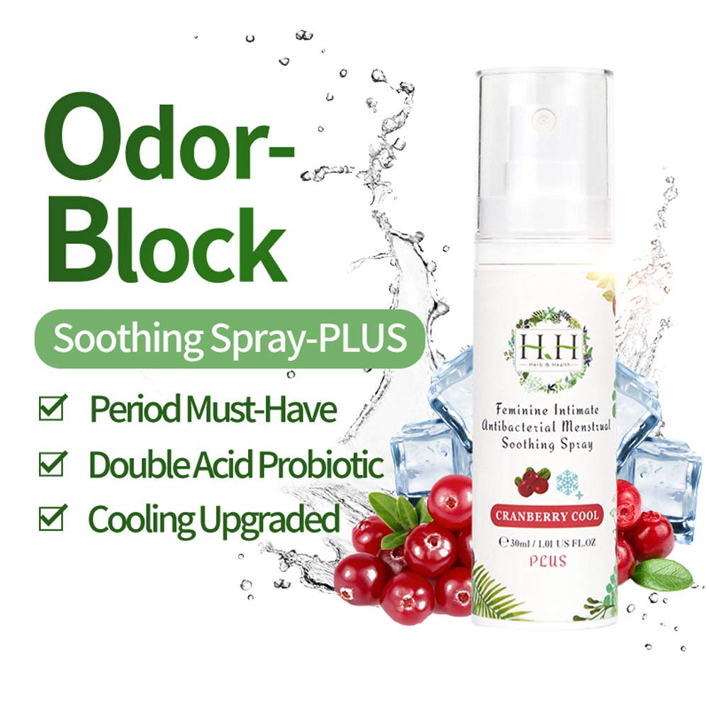 HH Herb&Health Feminine Deodorant Spray - Natural Essential Oil Intimate Soothing Mist - Spray PLUS - AB Mystery