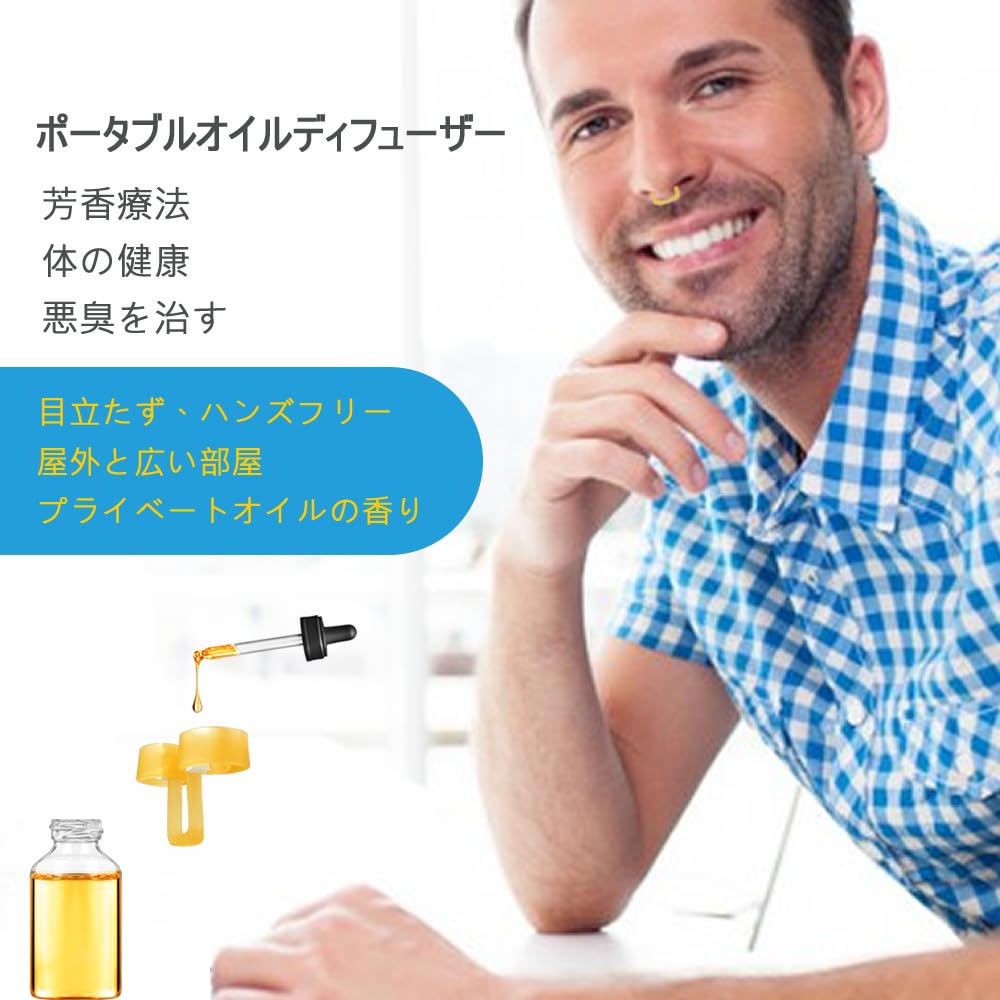 WoodyKnows Nasal Oil Diffuser, New Model │ Invisible Personal Aromatherapy - AB Mystery