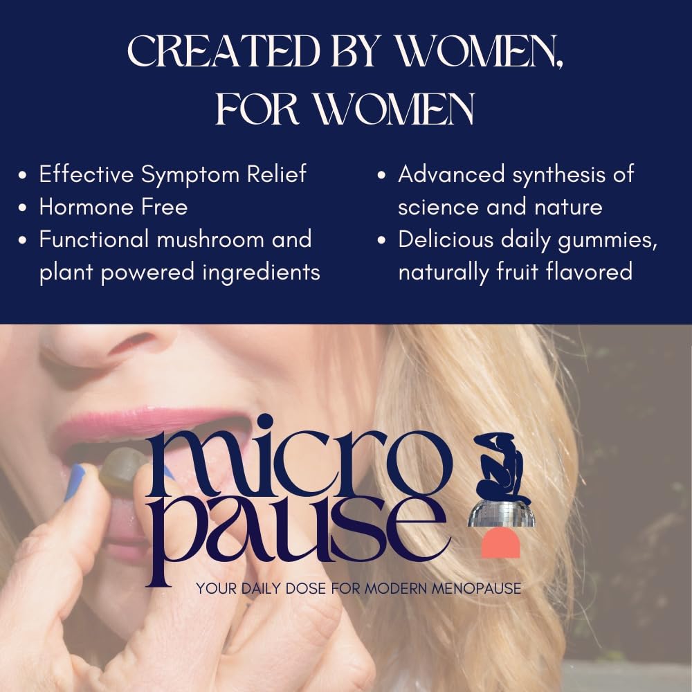 So Mush Support Hormone Free Gummies for Menopause - Supports Energy, Focus, Immunity - AB Mystery