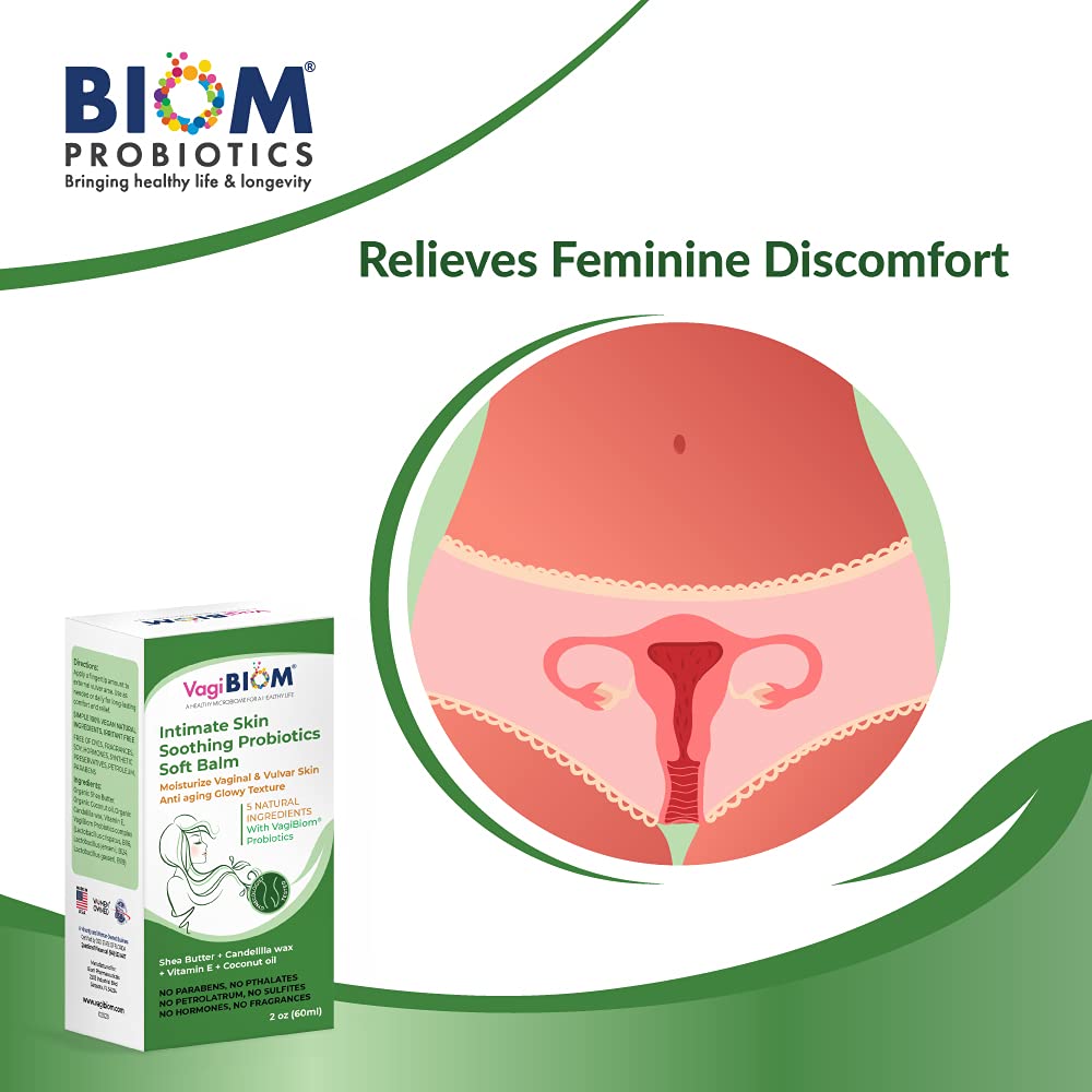 Intimate Skin Soothing Probiotics Soft Balm SheaButter with VagiBiom Lactobacillus crispatus - AB Mystery