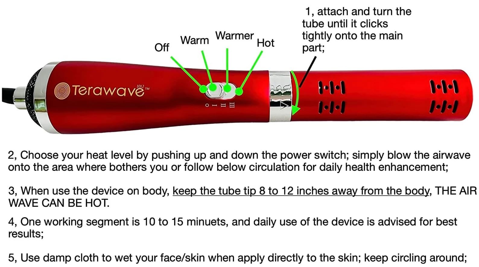 Terawave Terahertz (THZ) Quantum Wellness/Body/Water Enhancement Wand - AB Mystery
