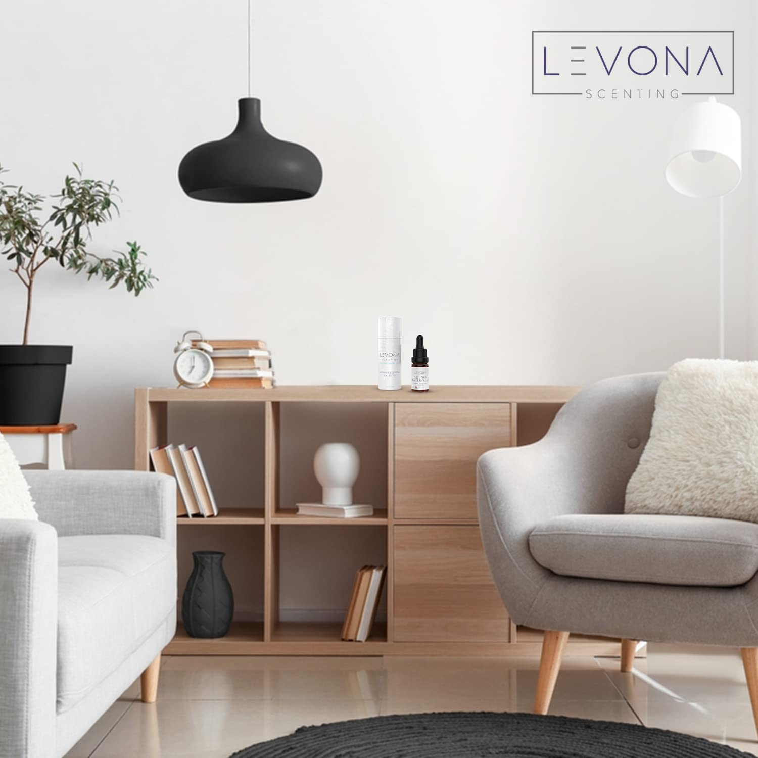 Levona Scent Pure Essential Oils for Diffusers for Home, Hotel & Office - Golden Waterfalls - AB Mystery