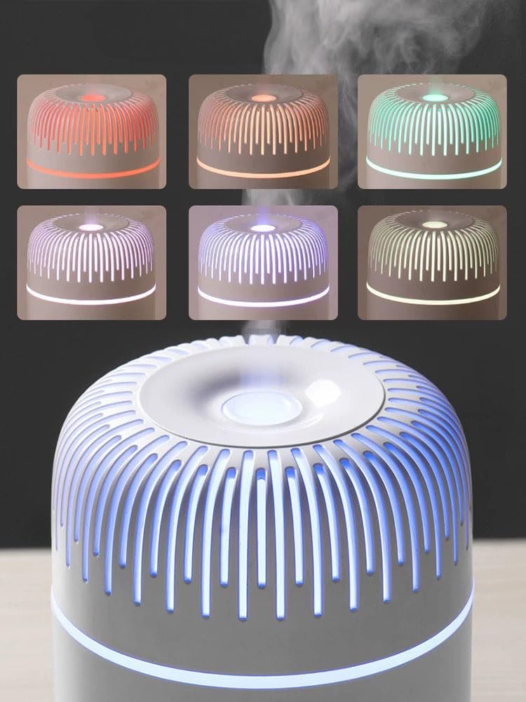 55tech in Car Aroma Diffuser Humidifier with LED Light Colors - Refresh and Relax While Driving USB - AB Mystery