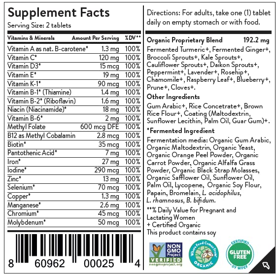 Movita Prenatal Multivitamin - During Pregnancy & Breastfeeding, (Refill Pouch) Movita