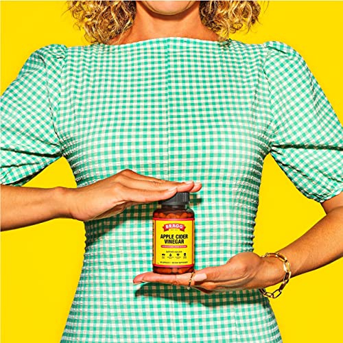 Bragg Apple Cider Vinegar Capsules - Vitamin D3 & Zinc - 750mg of Acetic Acid – Immune - AB Mystery