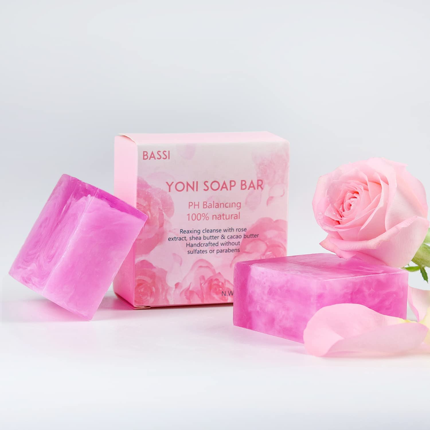 Yoni Soap Bars Vaginal Wash 2 PCS, 100% Natural Organic Yoni Bar Soap for Women Ph Balance Yoni - AB Mystery