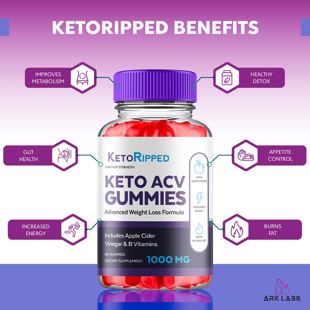 (5 Pack) Keto Ripped ACV Gummies, Keto Ripped ACV Gummies Advanced Weight Loss 1000MG - AB Mystery