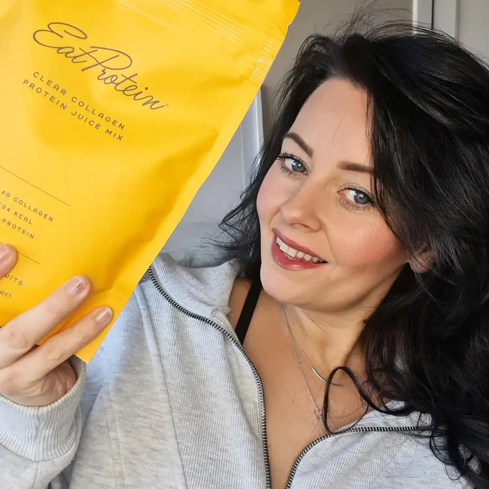 EatProtein Tropical Fruits Collagen Protein Juice Drink Mix | 24g Protein | 26.4g Collagen | 8X Servings - AB Mystery