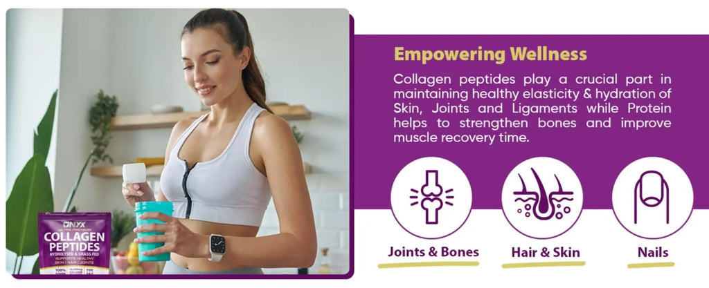 Premium Collagen Powder 300g Hydrolysed Bovine Collagen Peptides Powder ONYX INGREDIENTS 101